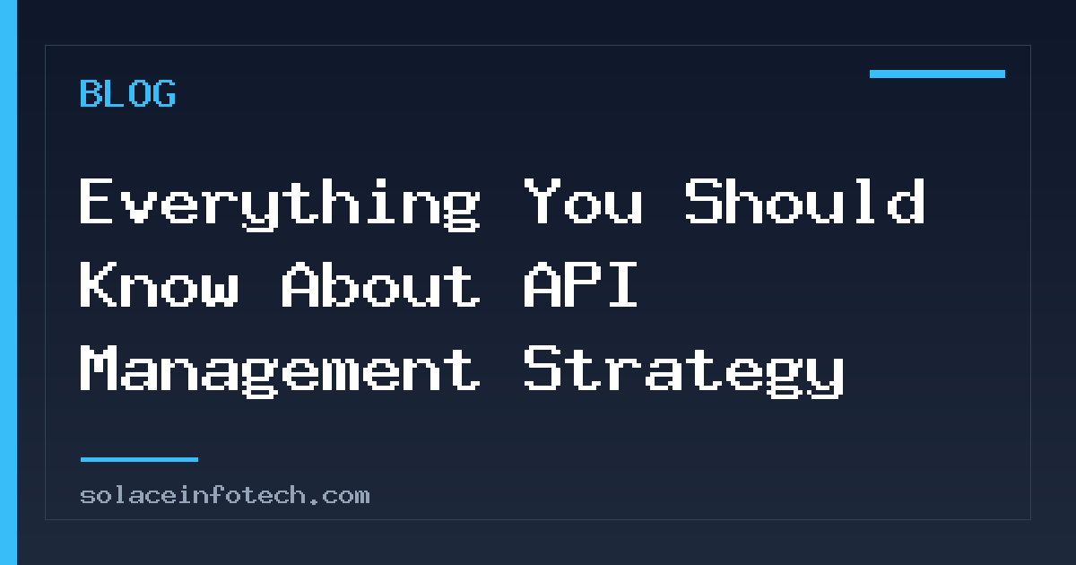 Everything You Should Know About API Management Strategy