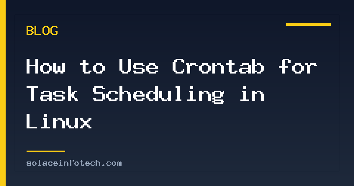 How to Use Crontab for Task Scheduling in Linux