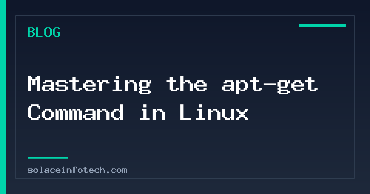 Mastering the apt-get Command in Linux